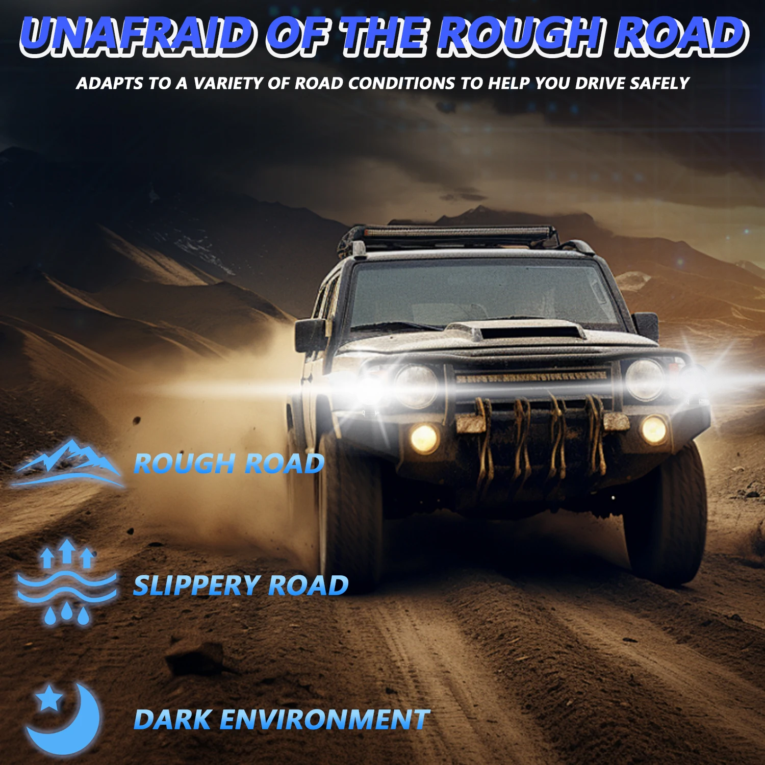 Auxiliary Sport Lamp LED Work Light Bar Off Road 6000K Led Combo Beam Barra LED