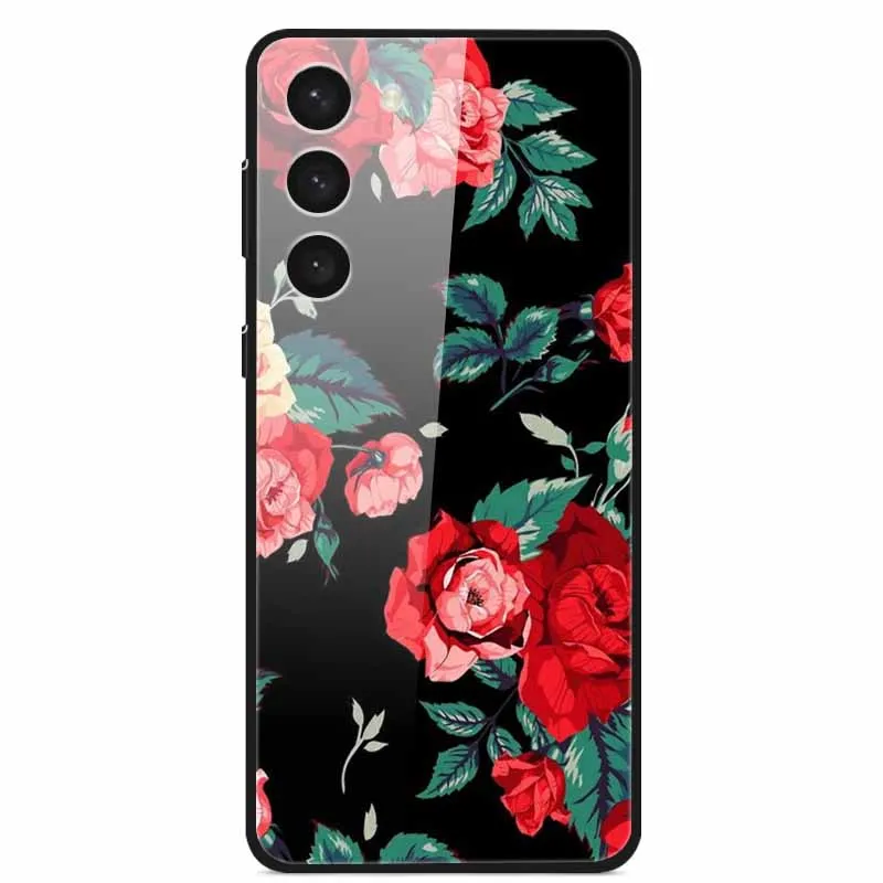 Premium Tempered Glass Case with Space-Themed Design and Enhanced Bumpers