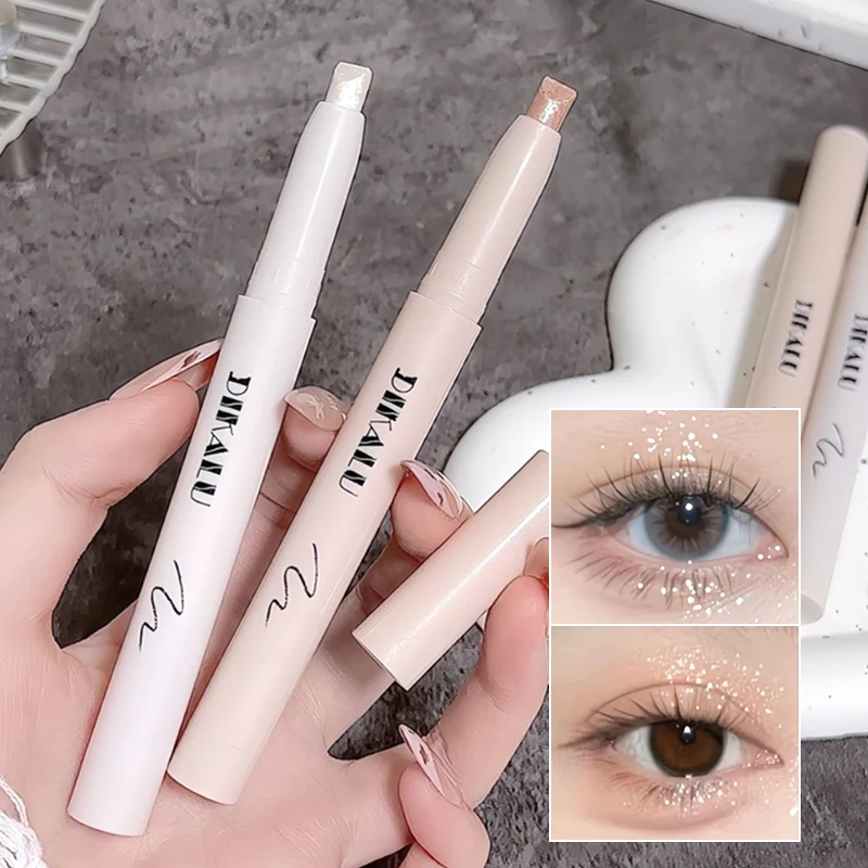 Waterproof Eyeshadow Stick Long Lasting Glittering Highlighter Pen_voghion.com