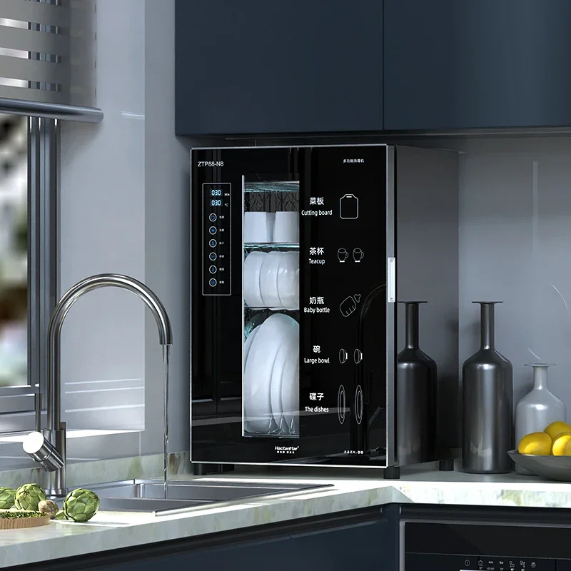 Disinfection cabinet household small kitchen stainless steel ultraviolet tableware high temperature drying disinfection cabinet