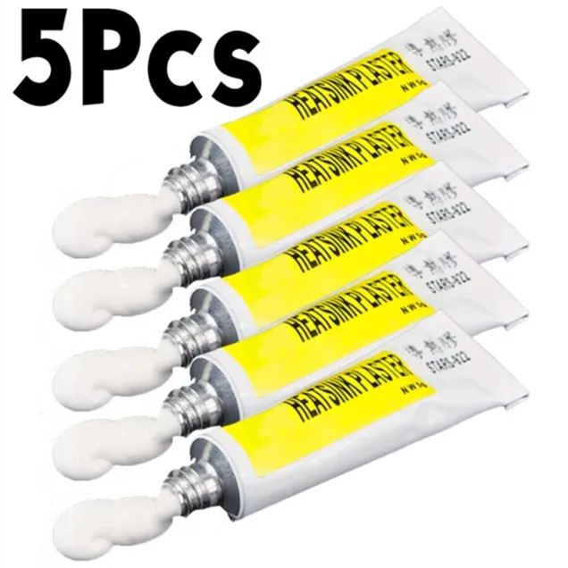 Thermal paste Thermal glue 1-5Pcs Thermal Grease Paste For VGA RAM LED IC Cooler Radiator