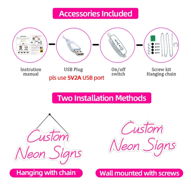Neon sign Neon Led kids name neon lights aesthetic room decoration bedroom Led sign letters personalized gifts wedding supplie