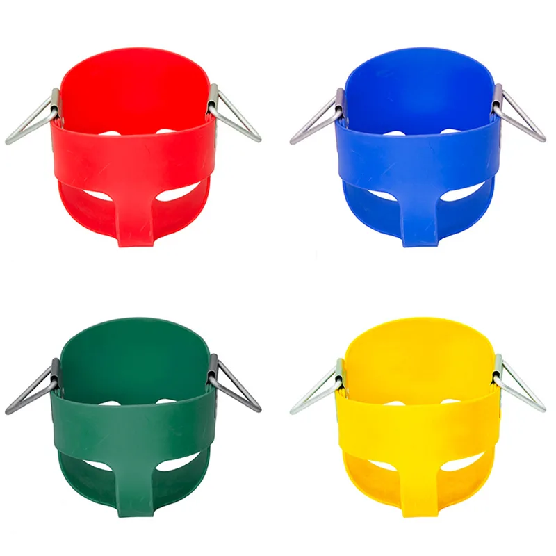 Child Outdoor Garden Tree Swing Rope Seat For Kids Color EVA soft Hanging basket swing Toy Hanging Kindergarten Playground Gifts 3