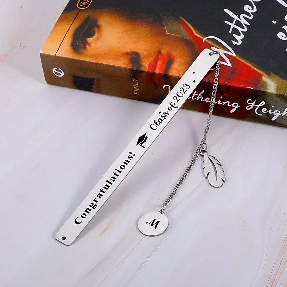 13CM Custom Bookmark Stainless Steel Jewelry Personalised Engraved Name Phrase Chains Pendant Book Mark Graduation Season Gifts the story of a new name book two of the neapolitan quartet