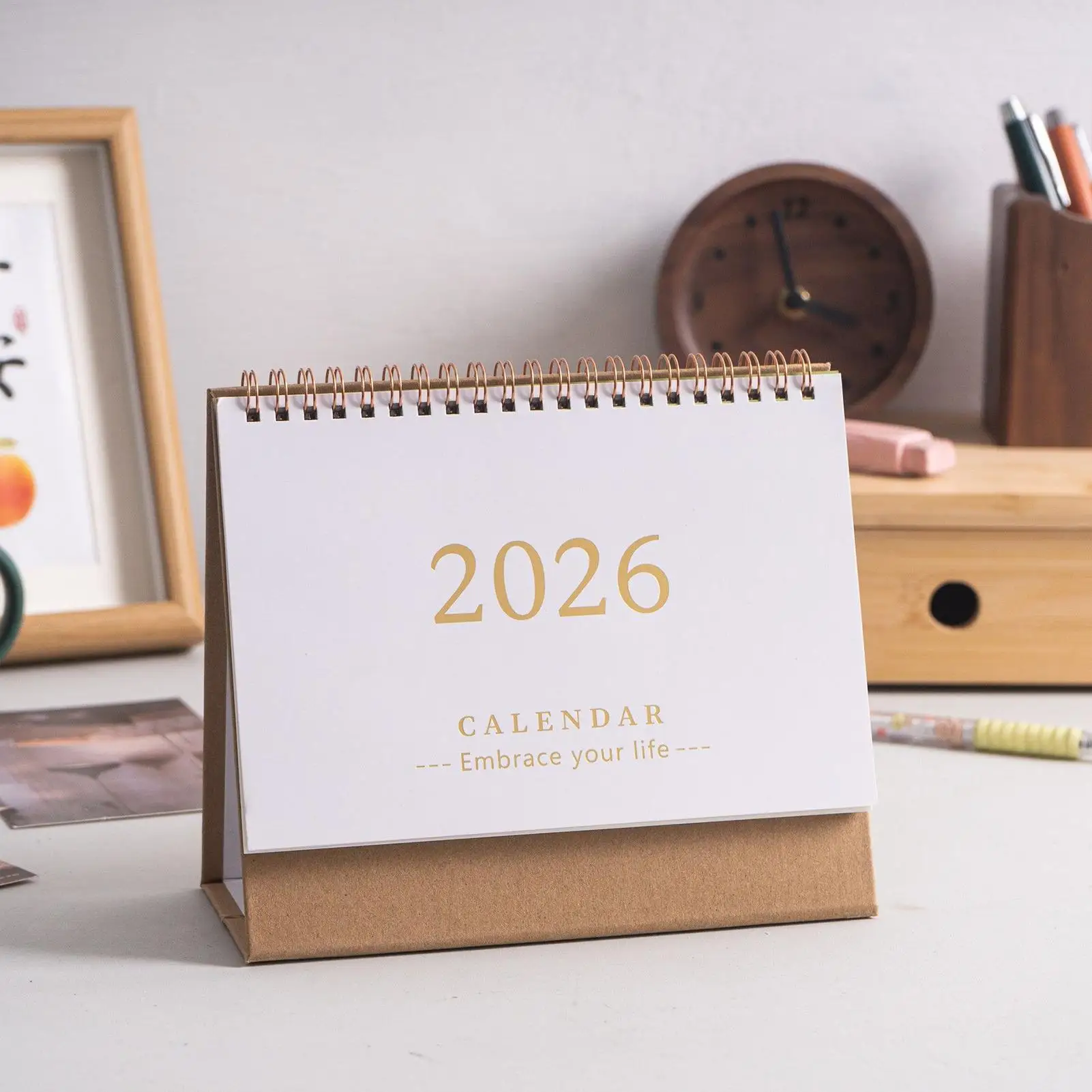 2026 New Desk Calendar July 2025-December 2026 Calendar Books Annual To Do List Monthly Daily Planner Time Manegement