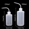 250/500ml Tattoo Wash Bottle Plastic Safety Wash Bottles Lab Tattoo Squeeze Bottle Diffuser Squeeze Container Tattoo Accessories 3