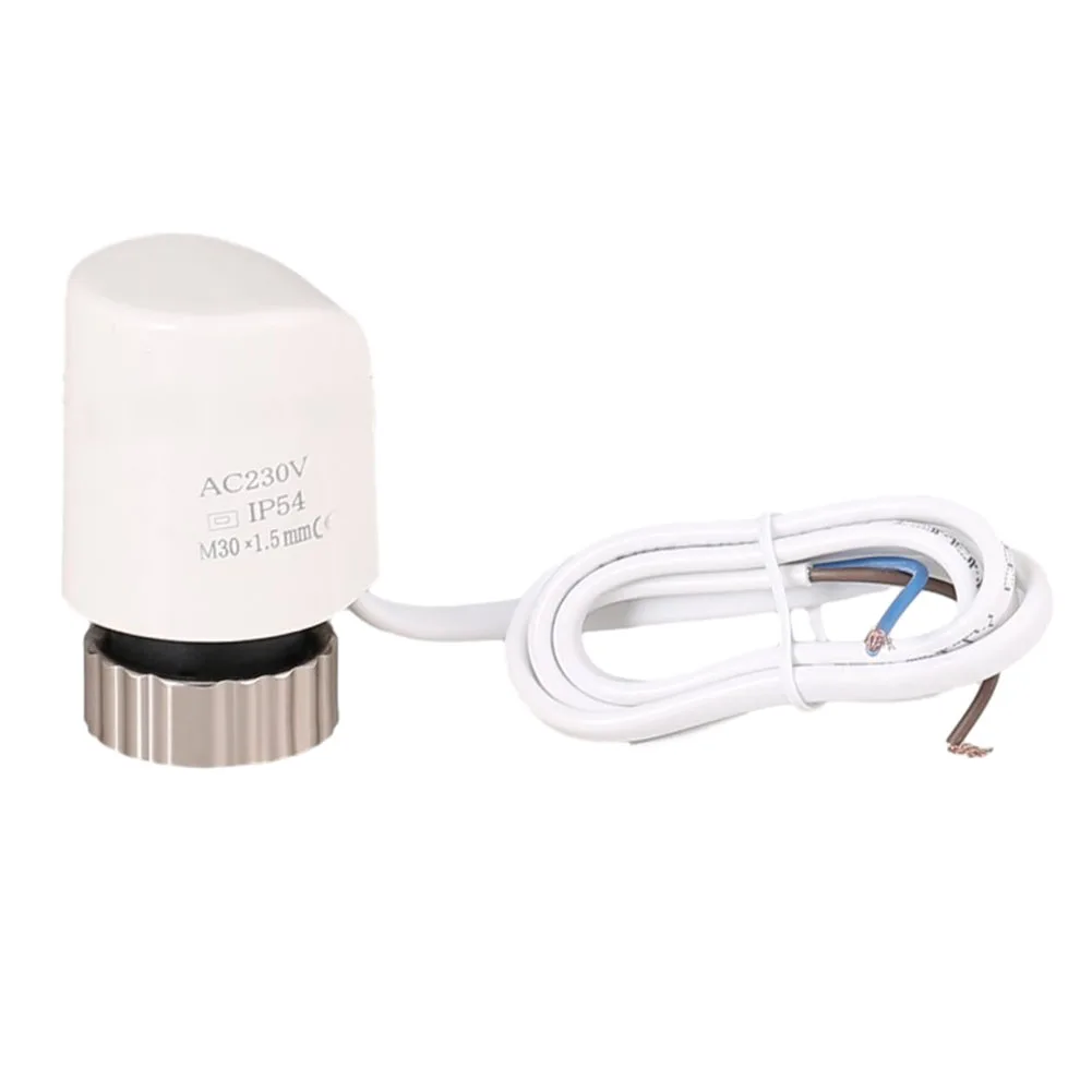 

AC230V M30*1.5mm Electric Thermal Actuator For Floor Heating Radiator Valve Control The Temperature Water Flow Of Floor Heating