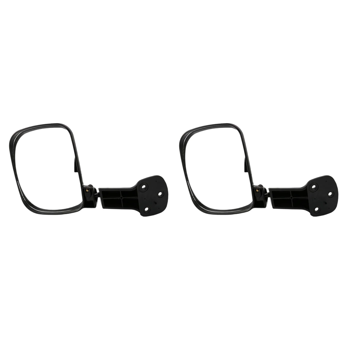 

2X Black Rear Tailgate Door Mirror Assembly Car Exterior Parts for Toyota Hiace H200 2005-2013 for RHD DRIVERS