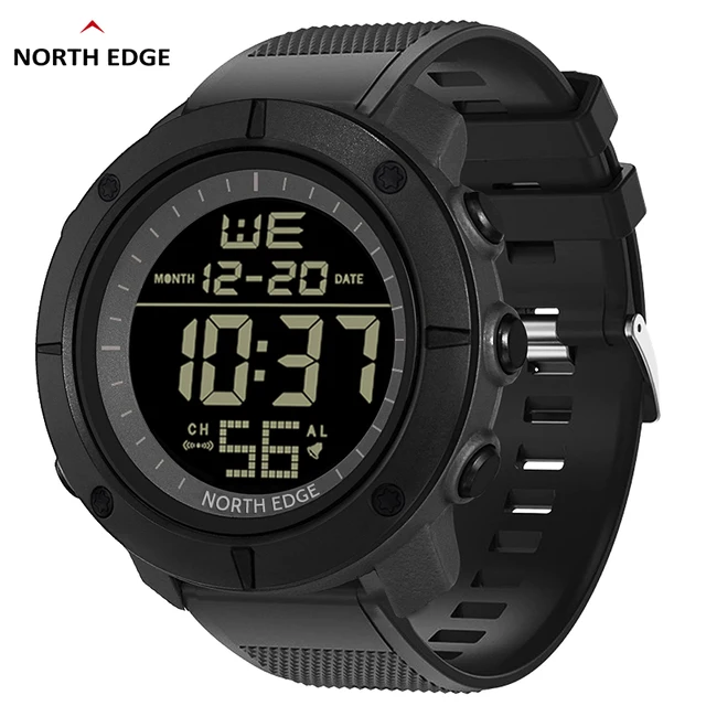 NORTH EDGE-reloj Digital militar para hombre, cronómetro deportivo resistente al agua hasta 50M, con fecha, nuevo 1