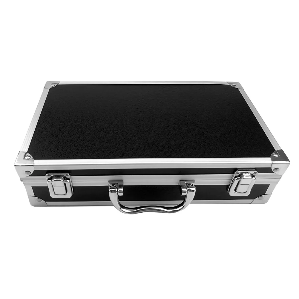 Toolbox Aluminum Alloy Storage Box Portable Toolbox Travel Case Small Toolbox Storage Box Safety Box Tool AccessoriesPortable New Toolbox Portable Aluminum Carry Case Tool Box Storage Organizer Travel Anti-collision Sturdy Password Box КоробкаPortable New Toolbox Portable Aluminum Carry Case Tool Box Storage Organizer Travel Anti-collision Sturdy Password Box Коробка leather tool bag