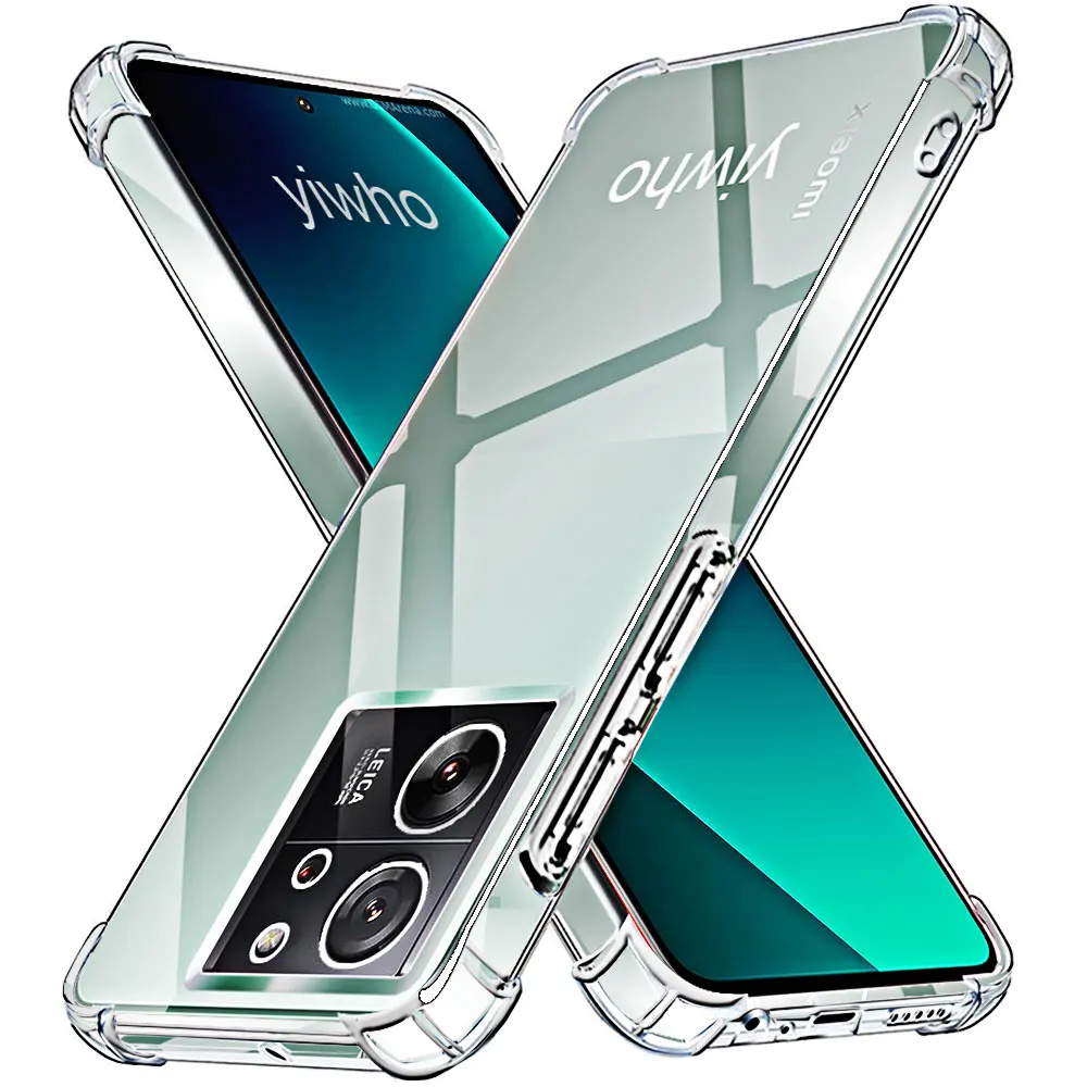 Shockproof Clear Soft TPU Back Phone Case Cover