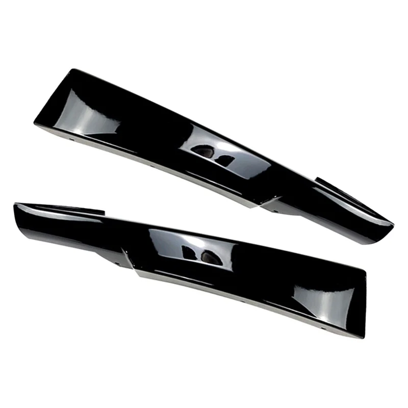 

1 Pair Glossy Black PP Plastic Car Front Bumper Side Splitter Cover Fit for BMW 3 Series E90 E91 M-Tech LCI 2009 2010 2011 2012