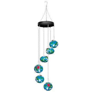Outdoor Hummingbird Water Feeder Wind Chime Shaped Water Feeder Hanging Bird Water Feeder - Image 3