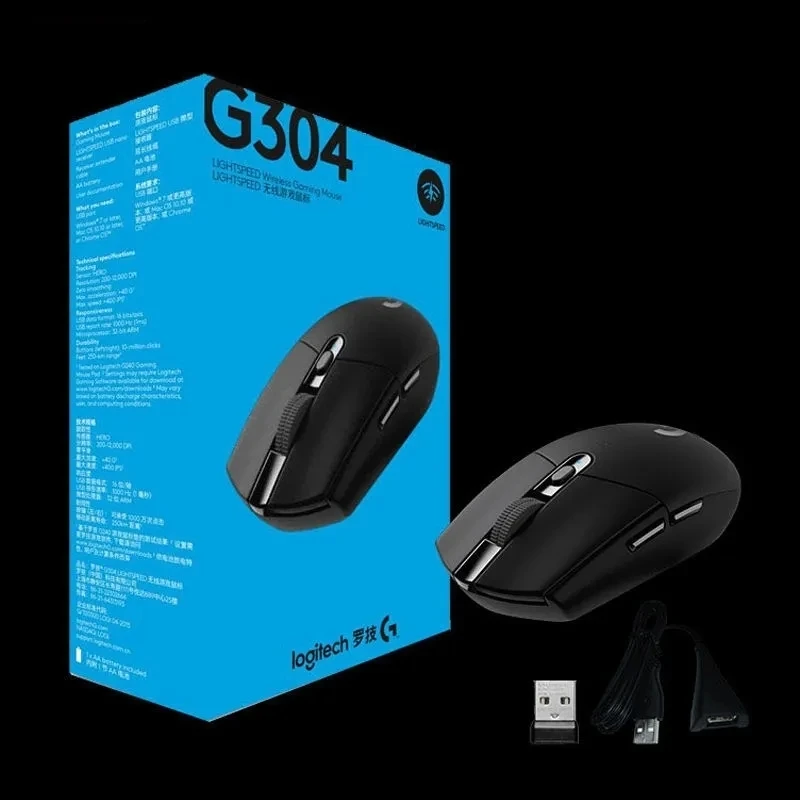 

Logitech Wireless Mouse Gaming Esports Peripheral Programmable Office Desktop Laptop Mouse LOL G304