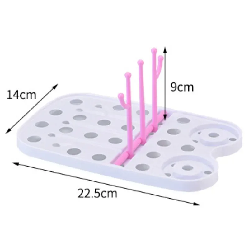 Baby Feeding Bottle Drain Rack Nipple Feeding Cup Holder Storage Drying Rack Bottle Cleaning and Drying Shelf Clean Hygienic