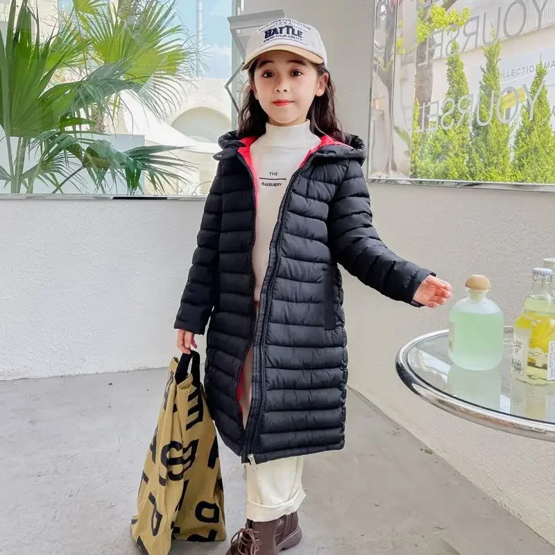 두껍고 따뜻한 겨울 소녀 재킷, 십대 소녀 겨울 따뜻한 파카 코트, 여아용 모피 후드 두꺼운 겉옷 의류 A65