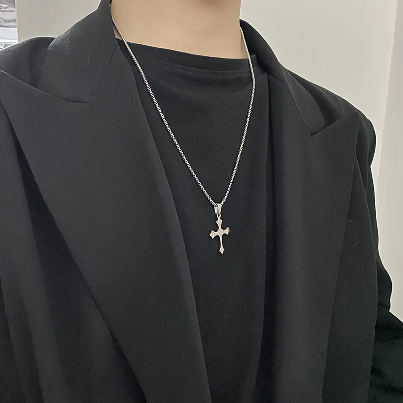 Jesus Christ Cross Pendants Necklace 