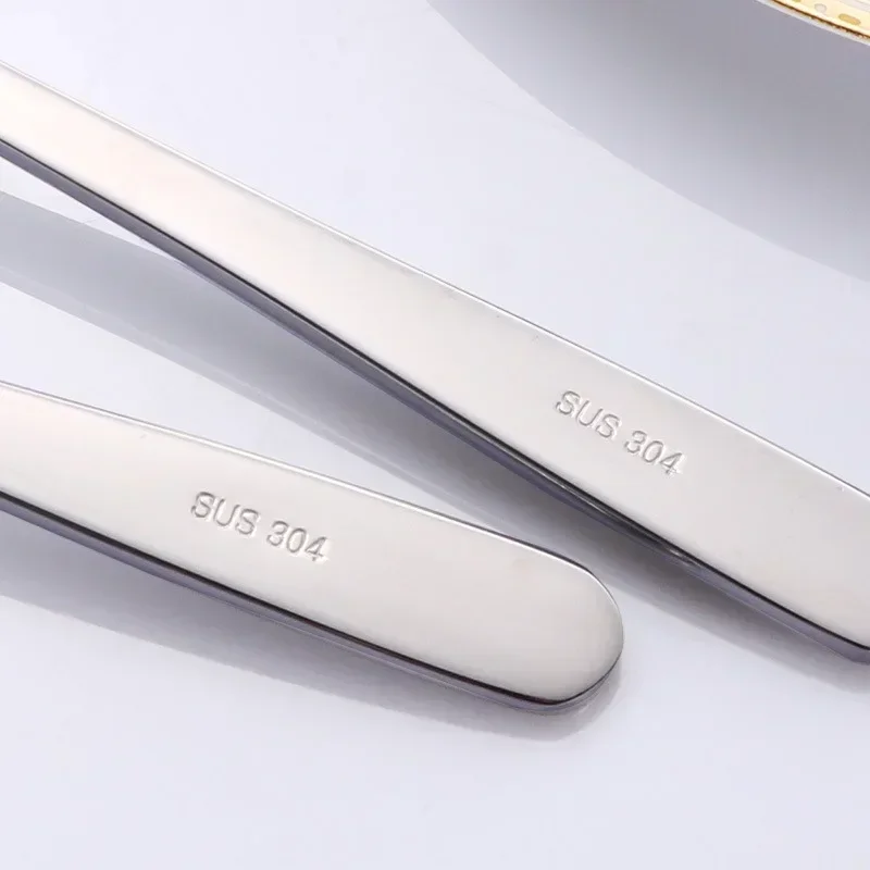 Stainless Steel Long Handle Soup Spoon Silver Tableware