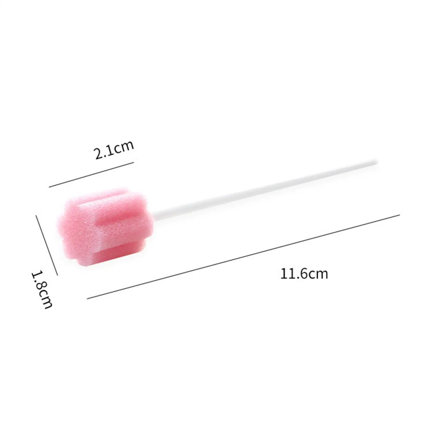 100x Tooth Cleaning Mouth Swabs for Oral Cleaning Tongues Coating Bad Breath