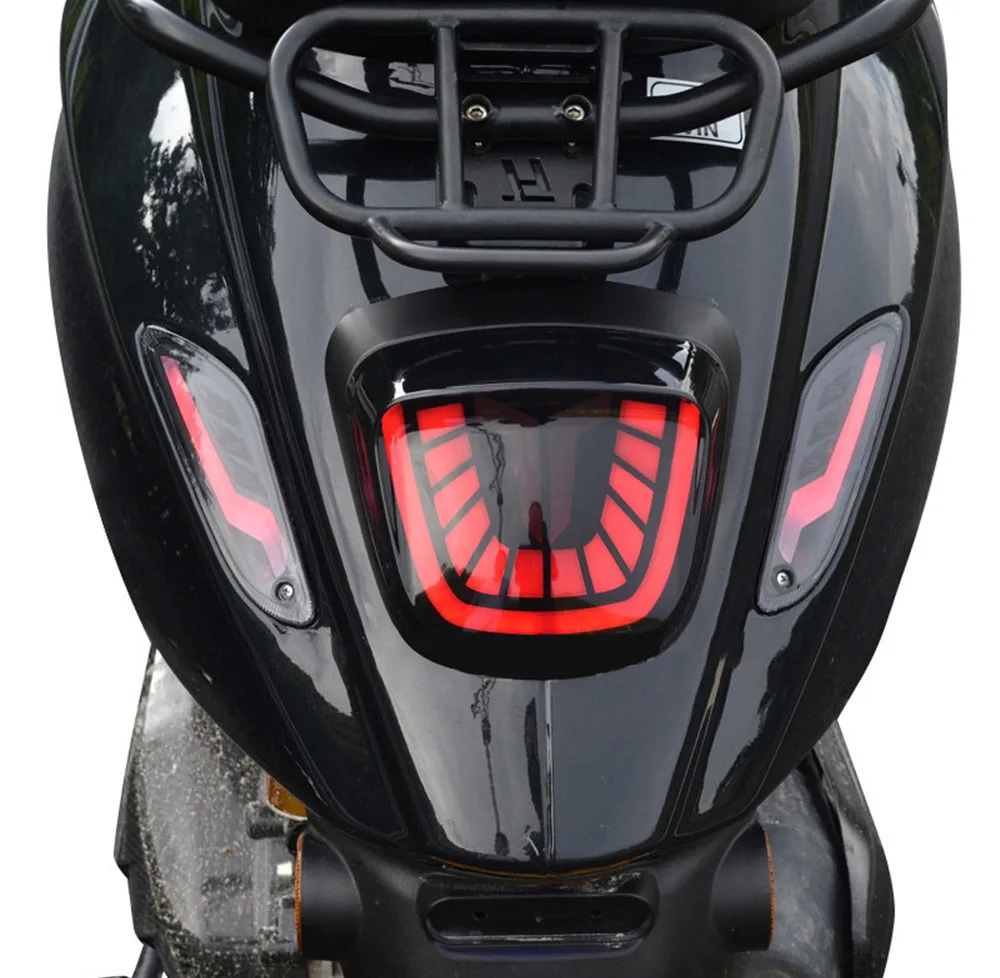 Motorbike Front Rear E-Mark Turn Signals Blinker Daytime Running LED Light For V