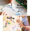 6PCS  Water Brush Pens for Watercolor, Water Color Pen, Watercolor Paint Pens, Refillable Water Paint Brush ，Watercolor Pens 4