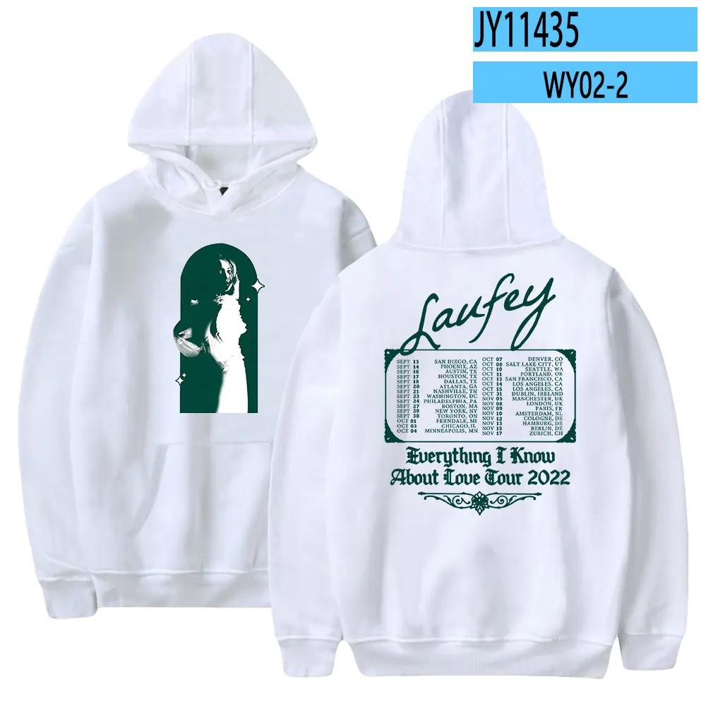 thumbnail image 1 of Sudadera Laufey Merch para hombre y mujer, nuevo álbum, estilo callejero, moda, cantante, sudaderas de manga larga, 1 of 5