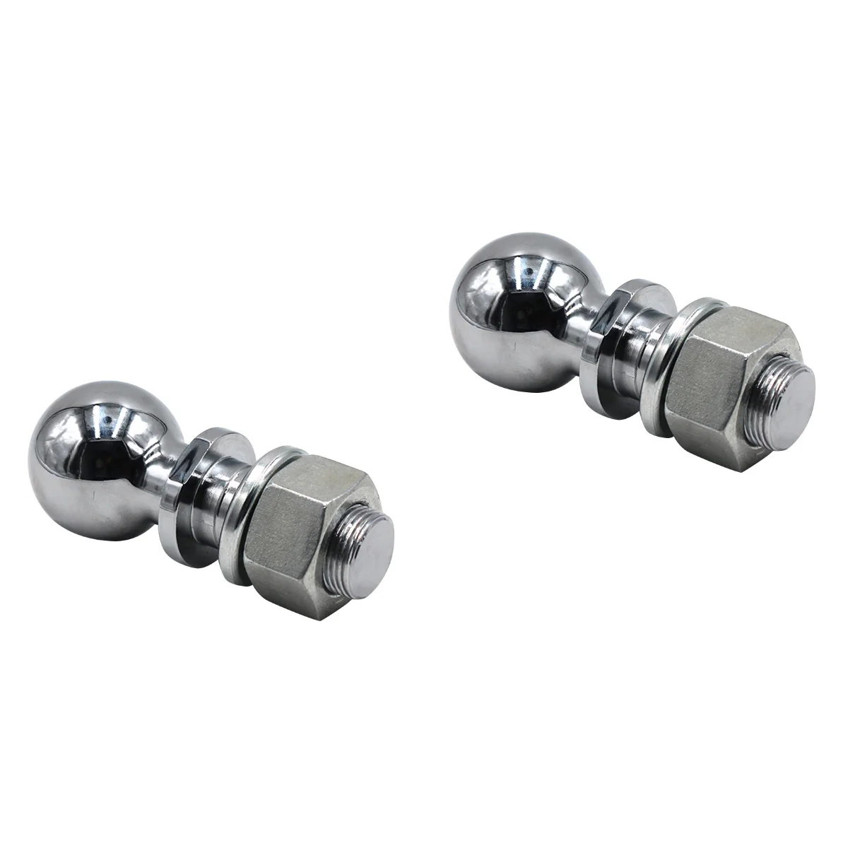 

2pcs 50mm Rear Trailer Parts Universal Durable Hitch Pin Replacement Tow Ball High Strength Mini Coupling Bumper Connector (M22