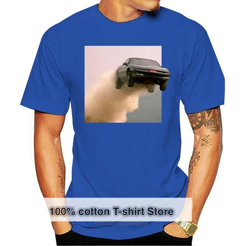 Knight Rider Jumping Car T-Shirt Tv Show Cool Anni '80 Old School Vintage 28