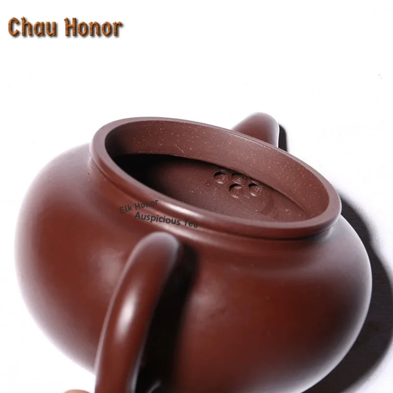 110ml Authentic Yixing Purple Clay Teapots Handmade Antique-stylepot Raw Ore Zhu Mud Tea Making Kettle Chinese Zisha Teaset Gift