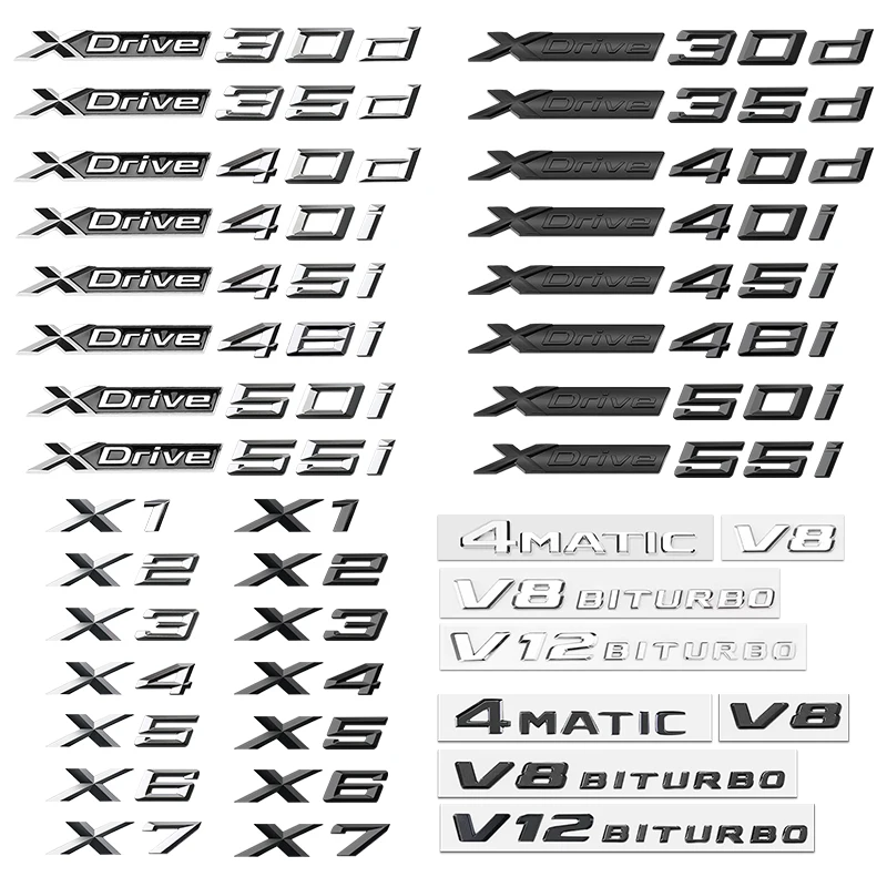 3D Xdrive 20d 30d 35d 40d 50d 20i