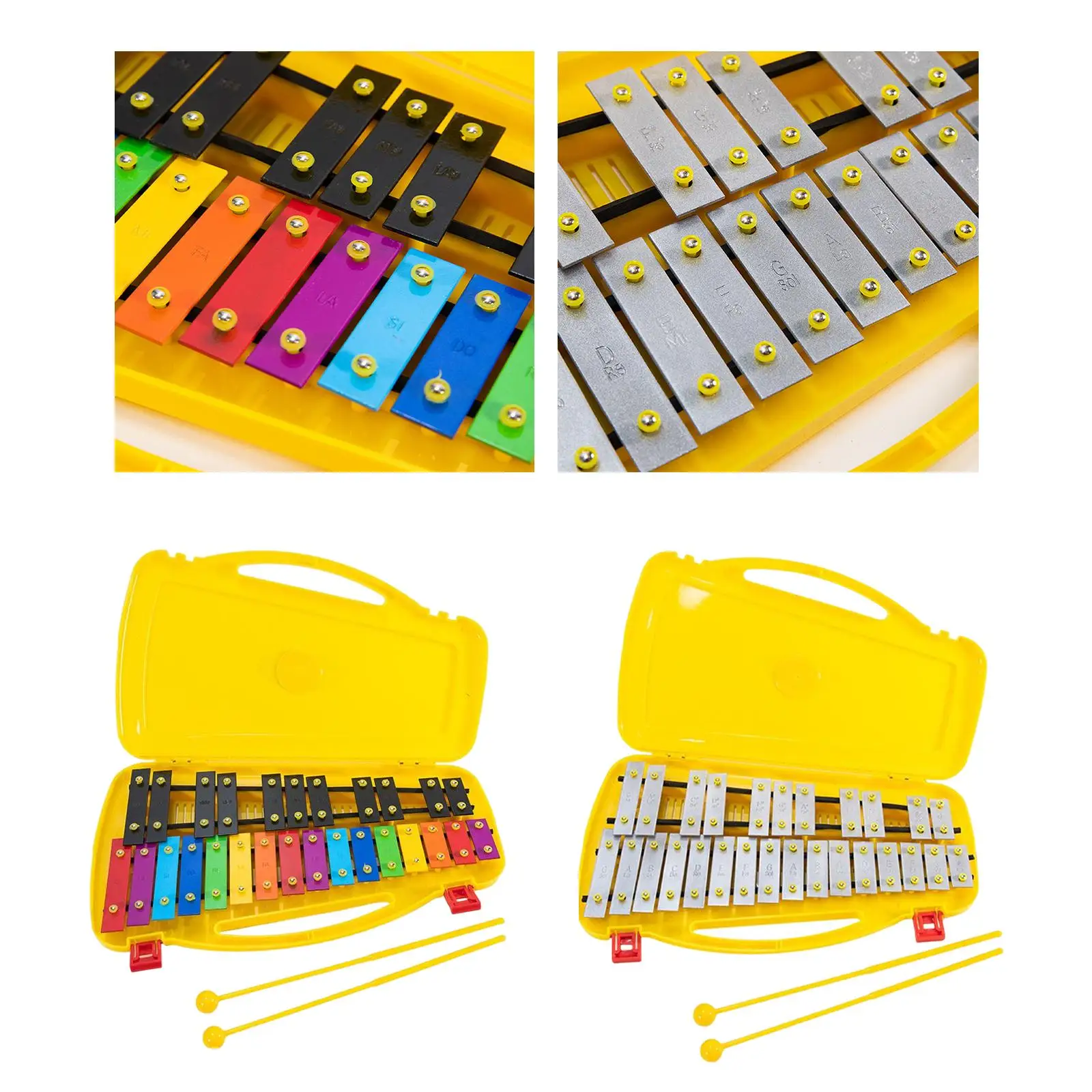 Glockenspiel and two mallets perfectly gift for toddler kids