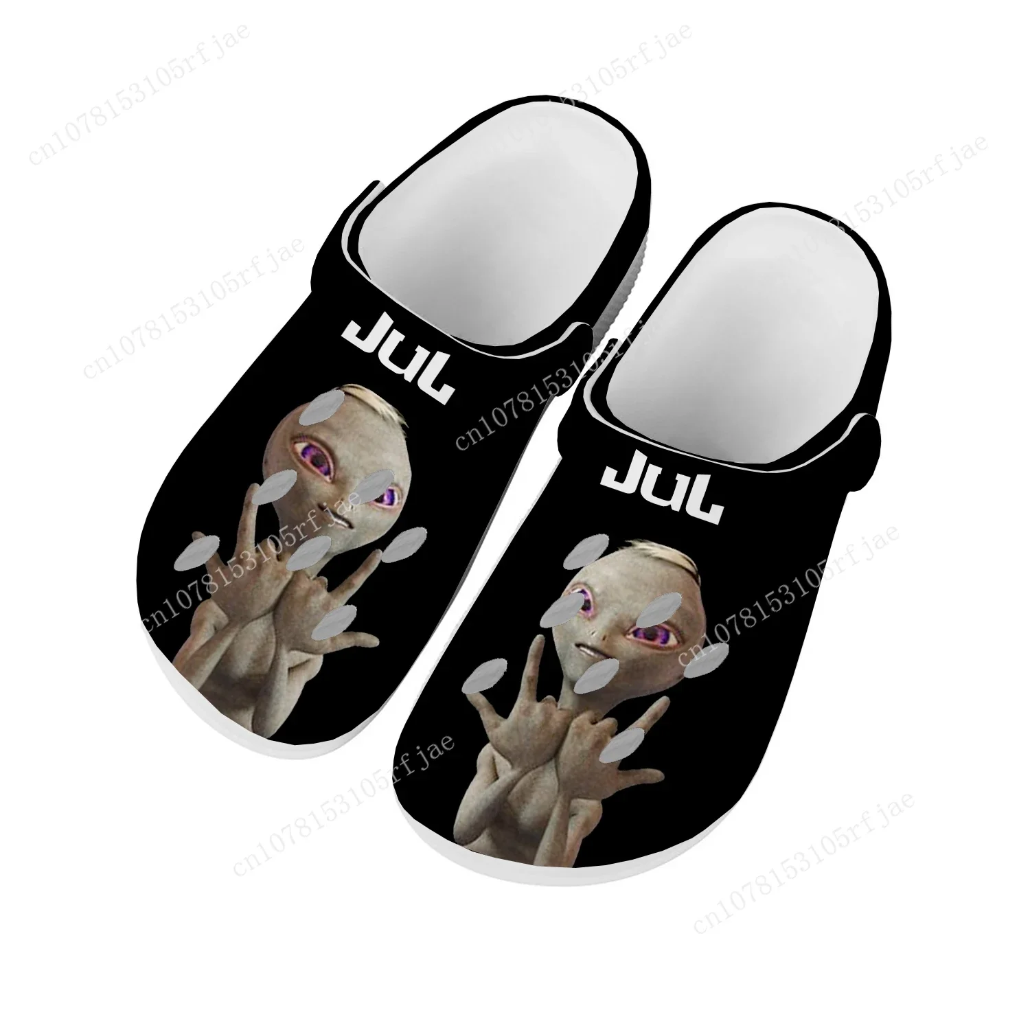 Popular Rapper JuL Home Clogs Mens Womens Youth Boys Girls Fashion Sandals Shoes Garden Custom Water Shoes Beach Hole Slippers