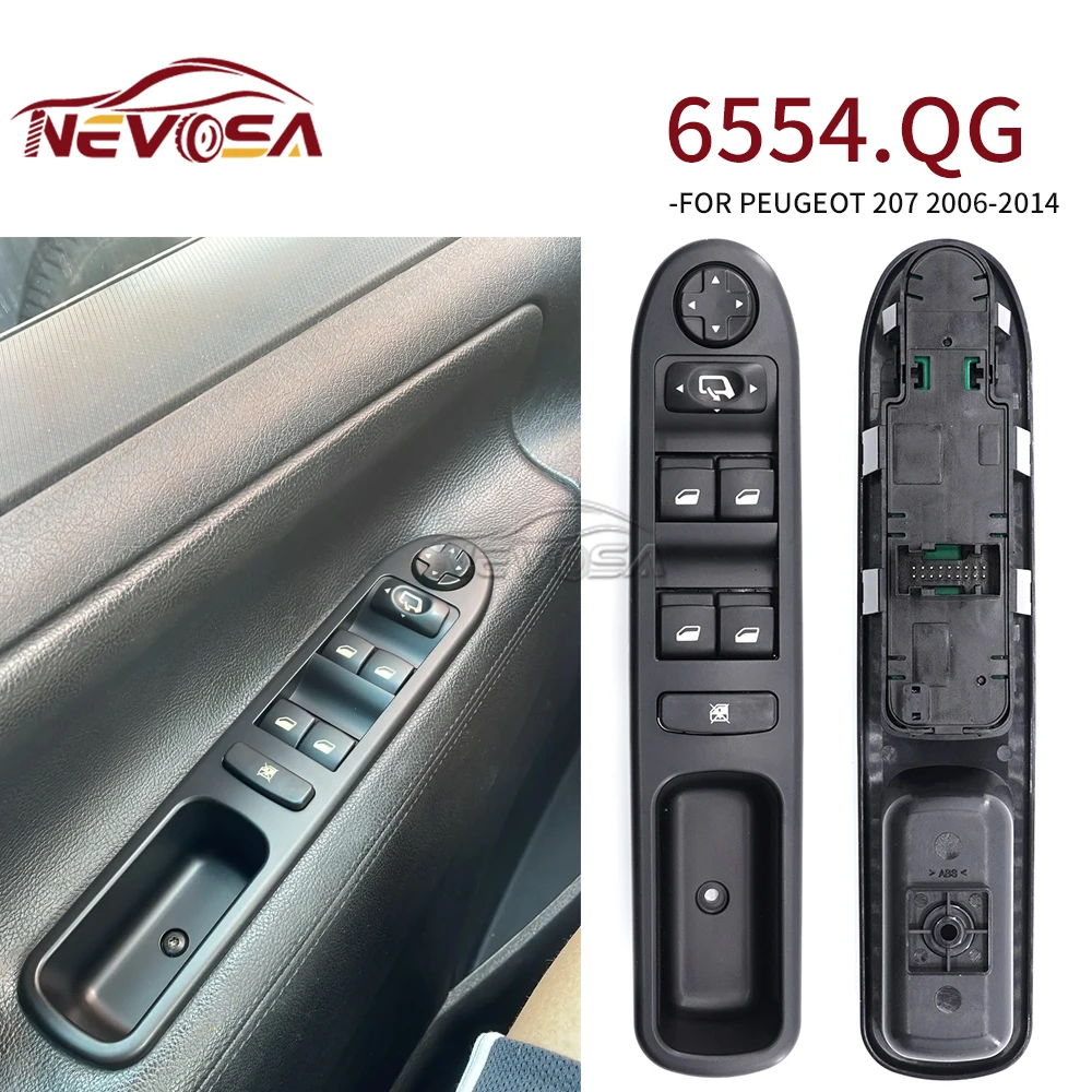 NEVOSA For Peugeot 207 307 Electric Power Window Control