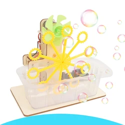 Interactive STEM Bubble Machine Kit for Educational Fun and Learning (Bubble Machine)