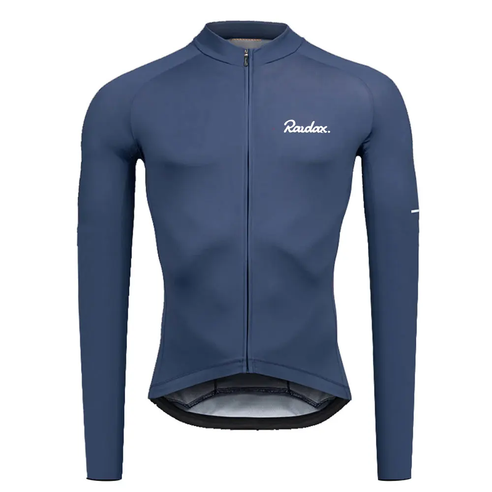 Men's Long-Sleeve Cycling Jersey Set - Breathable Road & Mountain Bike Apparel