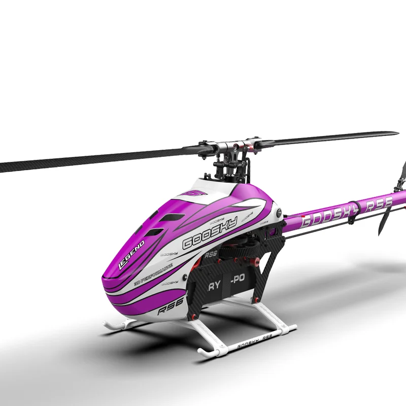 구스키 RS6-600 클래스 모델 항공기 3D 스턴트 원격 조종 헬리콥터 (프로펠러 블레이드 및 전기 장비 없음)