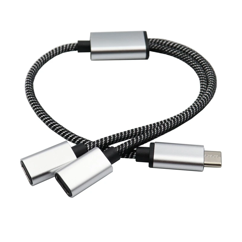 USB-C-Stecker auf Doppel-USB-C-Buchse, Splitter zum und zur Datenübertragung – Detail 9