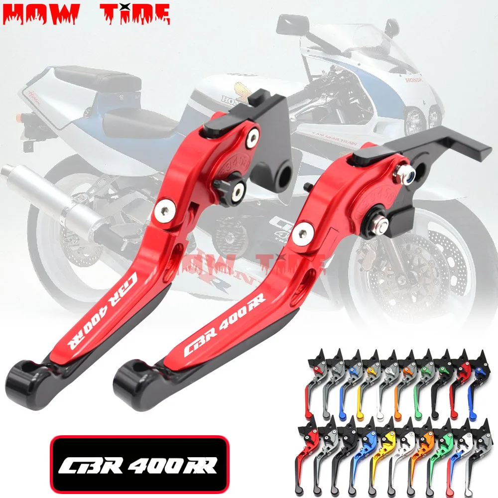 

CNC Motorcycle Foldable Extending Brake Clutch Levers And Moto 170mm Lever For Honda CBR 400RR CBR400RR 1990-1994 CBR400 RR