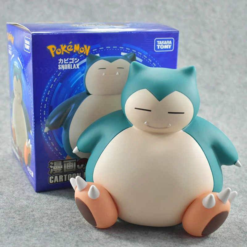 Pokemon Pocket Piggy Bank Anime Snorlax Model Toys Snorlax Pokemon Piggy Pokemon Aliexpress