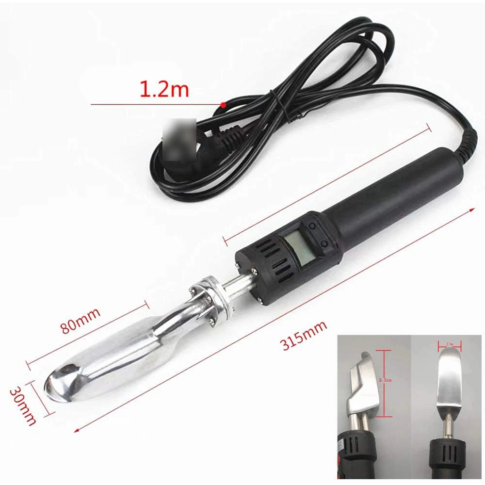 Leather Iron 220V EU PLUG LED Display Handle Electric Mini For Leather Clothes Leatherwear Bag Shoes