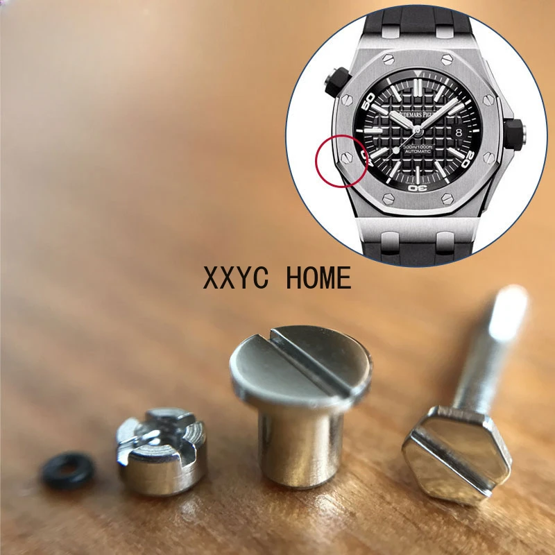 

watch screw for 41mm or royal-oak-offshoere diver 42mm automatic watch bezel case back 15400 15703 15710 parts tools