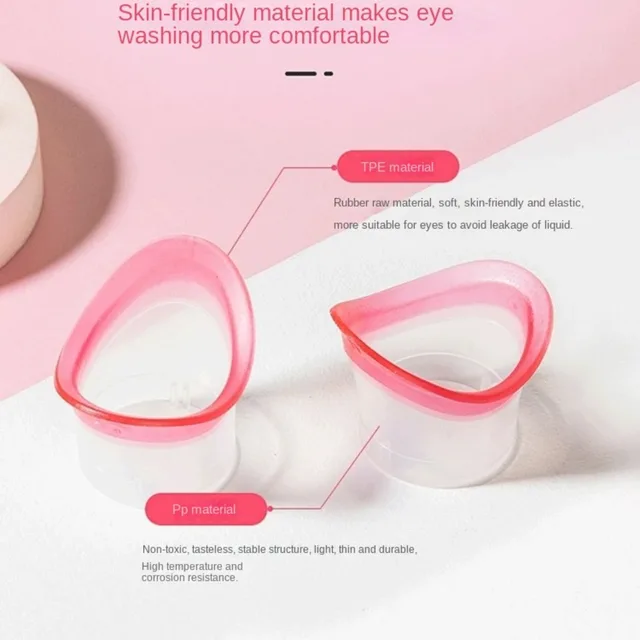 Tazza Lavaggio Occhi FURREN - Silicone Morbido Riutilizzabile | Per Igiene Oculare E Detergenza - Foto 12
