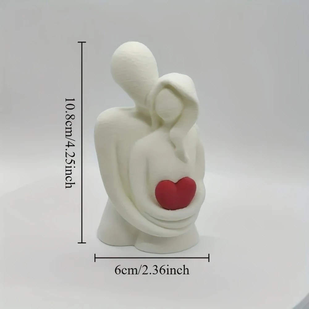 3D Printing Embracing Couple Decoration Ornaments, Modern Love Embracing Statues, Modern Love Art Statues, Perfect Gifts