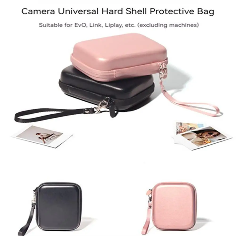 Universal Hard Shell Pu Per Fuji Film Con Instax Mini Evo/Link/Display/Kodak Mini Shot 2/Kodak Mini Shot 2 Retro Instant Camera