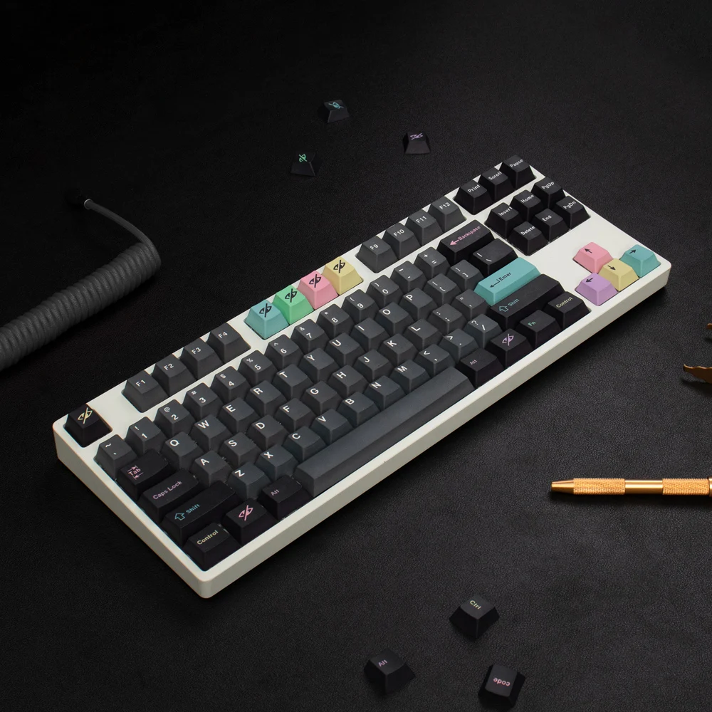 eva striker bingsu pbt keycap cherry perfil