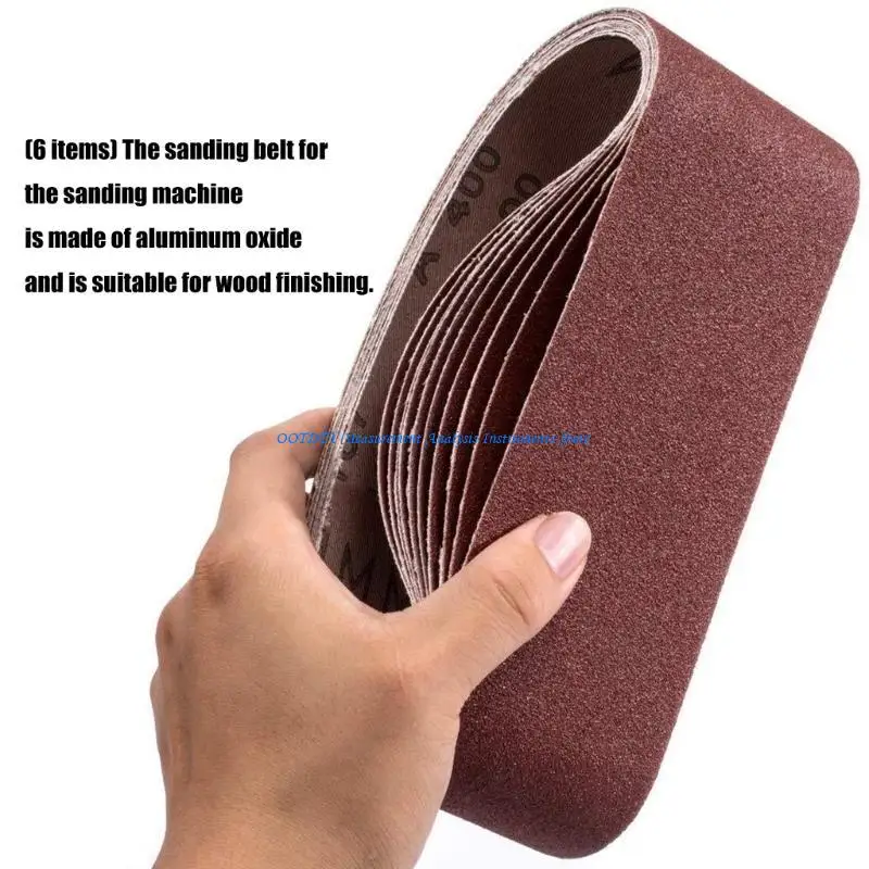 367D Praktisches 2X24-Zoll-Schleifband aus Aluminiumoxidmaterial für die Holzveredelung