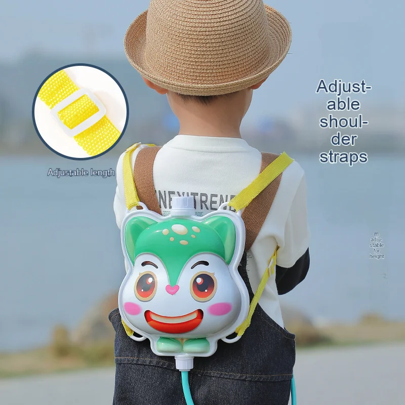 Summer Water Guns Children Outdoor Beach Water Battle Wimming Pool Party Backpack Spray Water Gun Cartoon Animals Water Gun 3