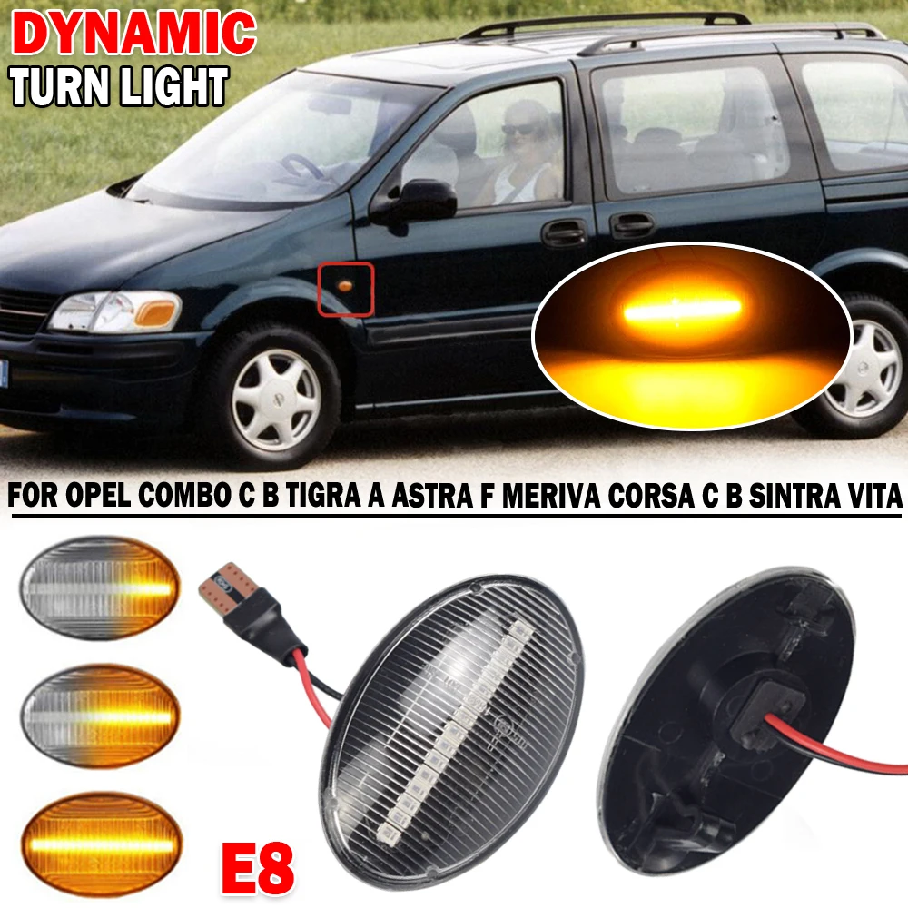 Led Seitenblinker für OPEL Adam Insignia A Meriva B Zafira B Astra J H Corsa D E