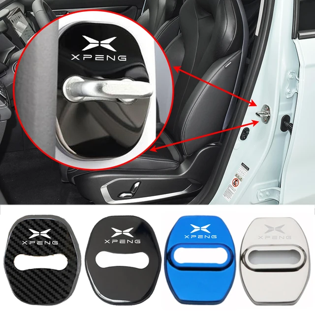 Car Door Lock Cover Auto Emblem Protection Case for Xpeng Xiaopeng G3 G3i G6 G9 N5 P5 P7 P7i X9 Car Accessories Car styling 1