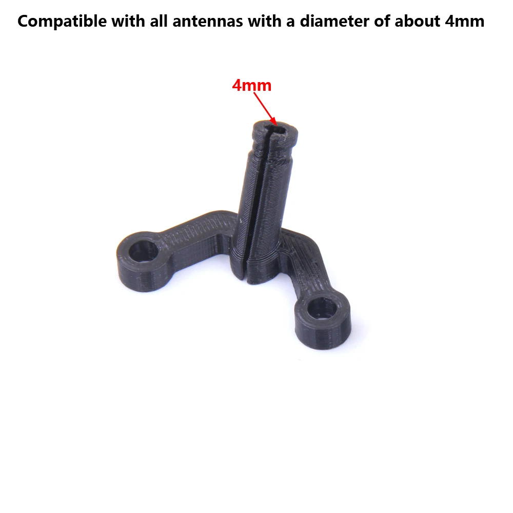 3D 프린트 부품 유니버사 안테나 홀더/마운트/고정 브래킷 시트 |   O3 에어 유닛/VISTA/UFL/MMCX용 13-32mm·TPU